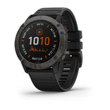Garmin fenix 6X Pro Solar GPS Smartwatch (Titanium Carbon Gray DLC/Black Band)