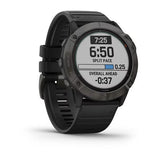Garmin fenix 6X Pro Solar GPS Smartwatch (Titanium Carbon Gray DLC/Black Band)