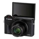 Canon Powershot G7X Mark III 4K Digital Camera (Black) with 64GB SD Card and Accessory Bundle