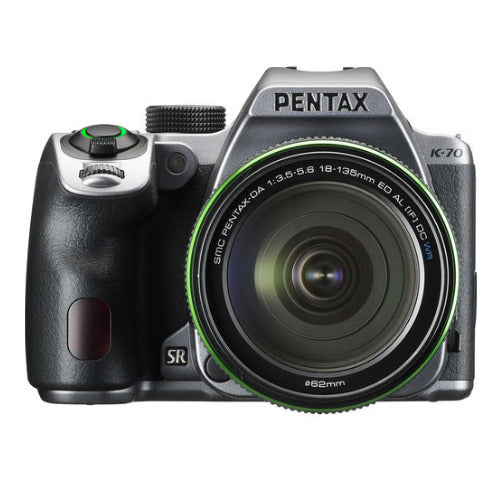 Pentax K-70 DSLR Camera with 18-135mm Lens (Silver)