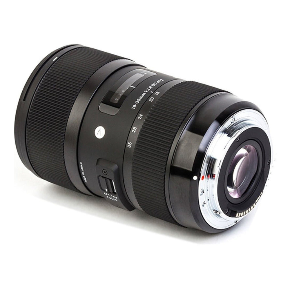 Sigma 18-35mm f/1.8 DC HSM Art Lens for Nikon F w/ 64GB Card and USB Dock Bundle