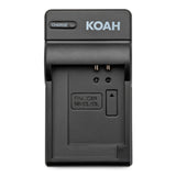 Koah 1250 mAh Rechargeable Lithium-Ion Battery Kit for Canon NB-13L with Charger