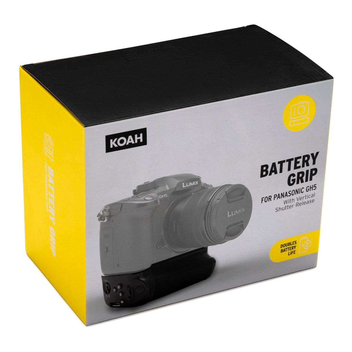 Koah Battery Grip for Panasonic GH5 Mirrorless Camera