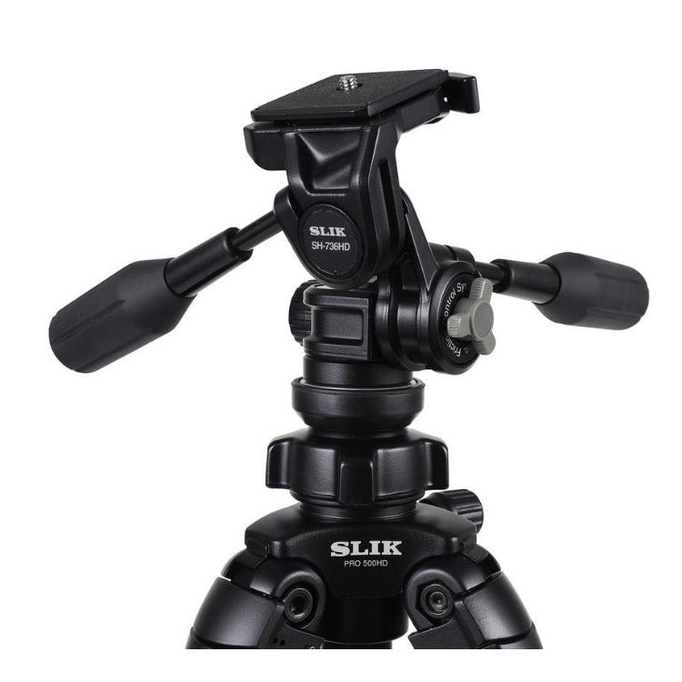 SLIK PRO 340HD Aluminum Magnesium Titanium Alloy Tripod with Photo Video Head