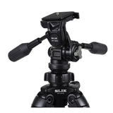 SLIK PRO 340HD Aluminum Magnesium Titanium Alloy Tripod with Photo Video Head