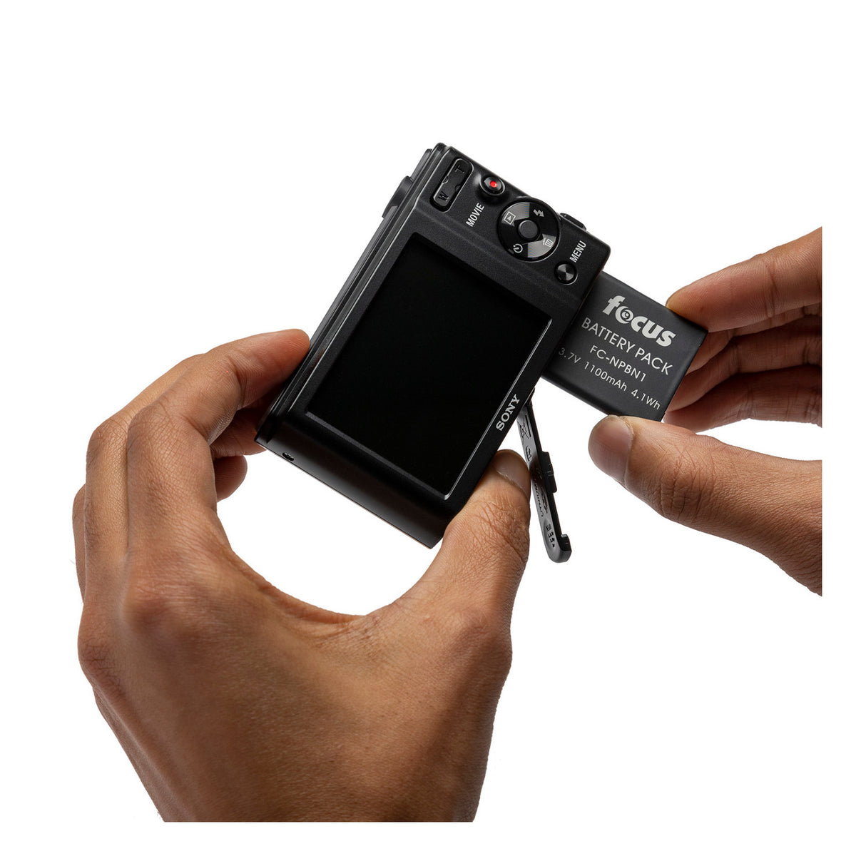 Focus Replacement Rechargeable Lithium-Ion Battery and Charger for Sony NP-BN1