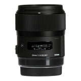 Sigma 35mm f/1.4 DG HSM ART Lens for Nikon with USB Dock and 64GB SD Card Bundle
