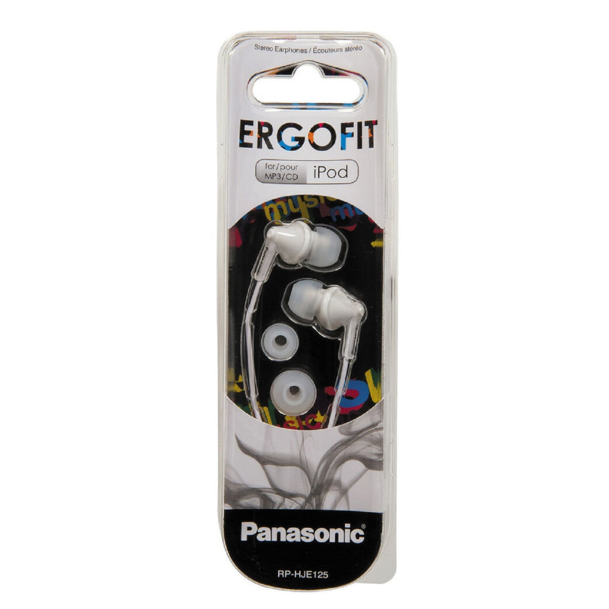 Panasonic Wired RP-HJE125-W Earphones (White)