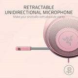 Razer Kraken Quartz Edition Wired Stereo Gaming Headset (Quartz Pink)