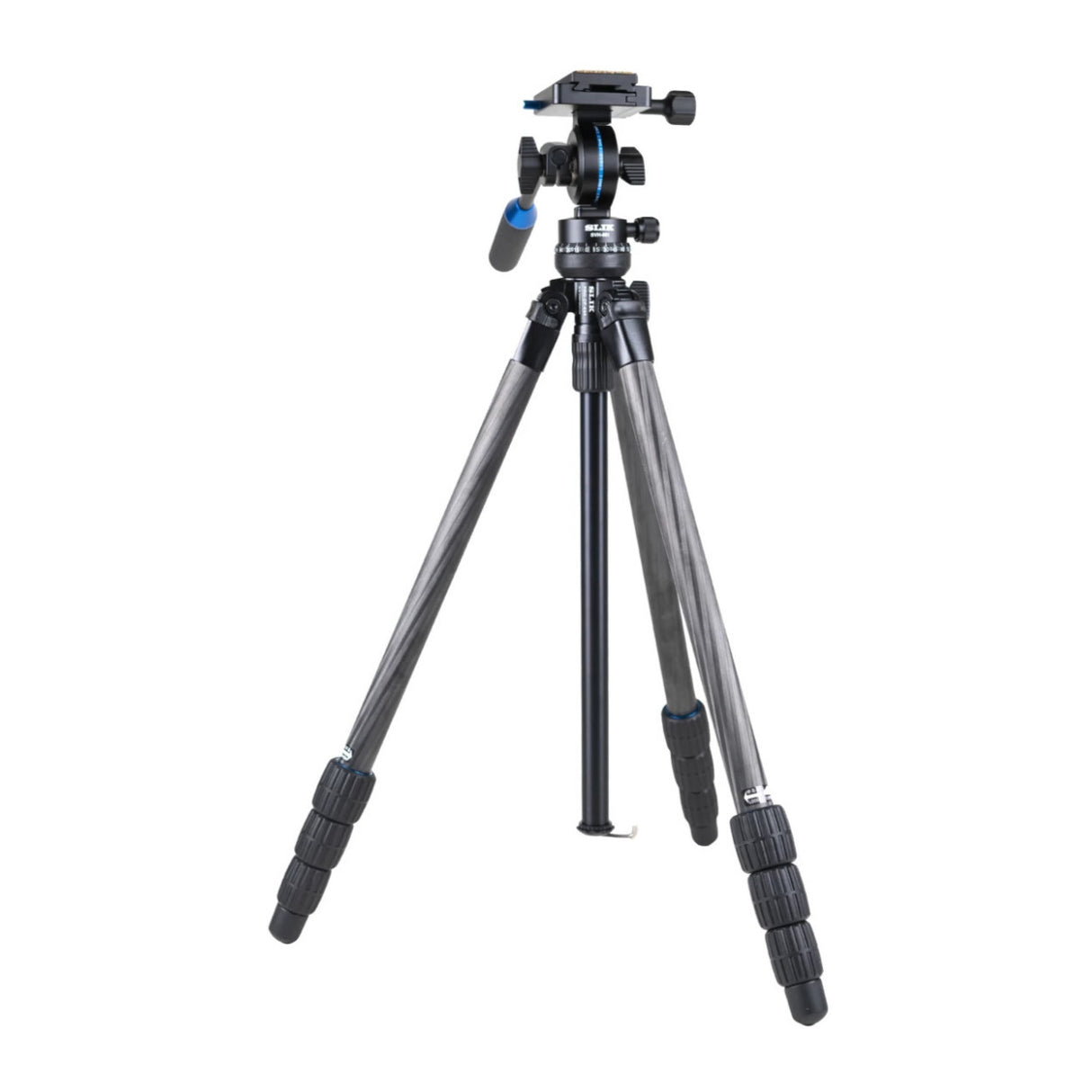 Slik PRO 634CF-SVH Carbon Fiber Tripod with SVH-501 Compact Fluid Video Head