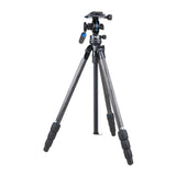 Slik PRO 634CF-SVH Carbon Fiber Tripod with SVH-501 Compact Fluid Video Head