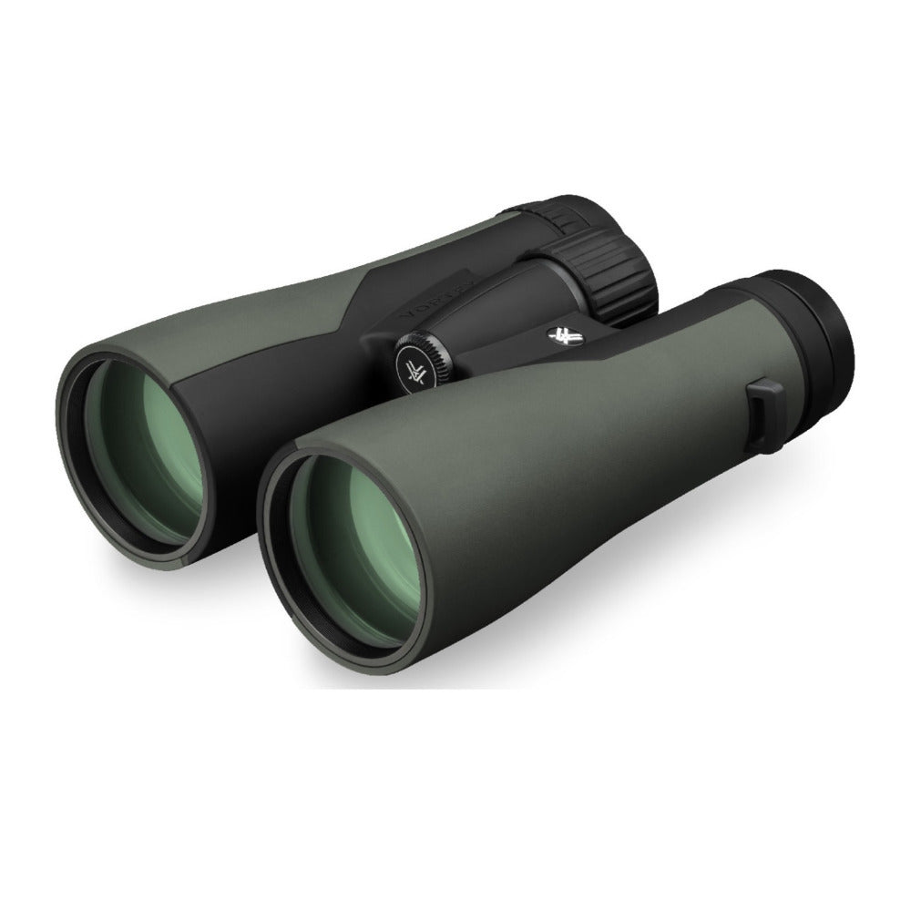 Vortex 12x50 Crossfire Roof Prism Binoculars with Glasspak Harness and Accessory Bundle