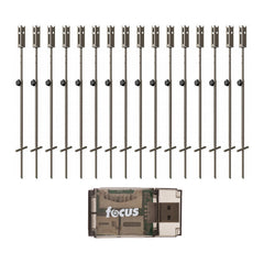 Cuddeback Genius Post Mount 2-Piece Trail Camera Holder (16-Pack) and USB 2.0 Card Reader