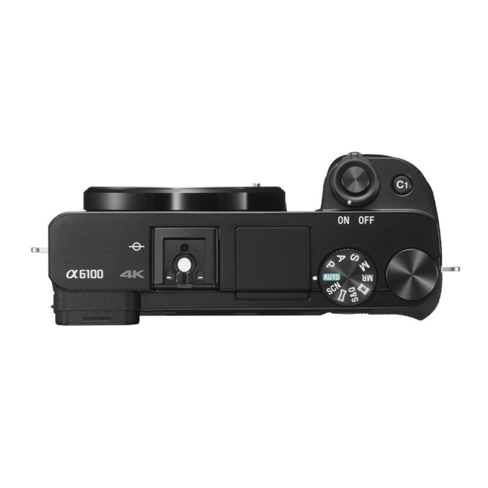 Sony Alpha a6100 APS-C Mirrorless Camera with 16-50mm Lens, and Accessories Bundle