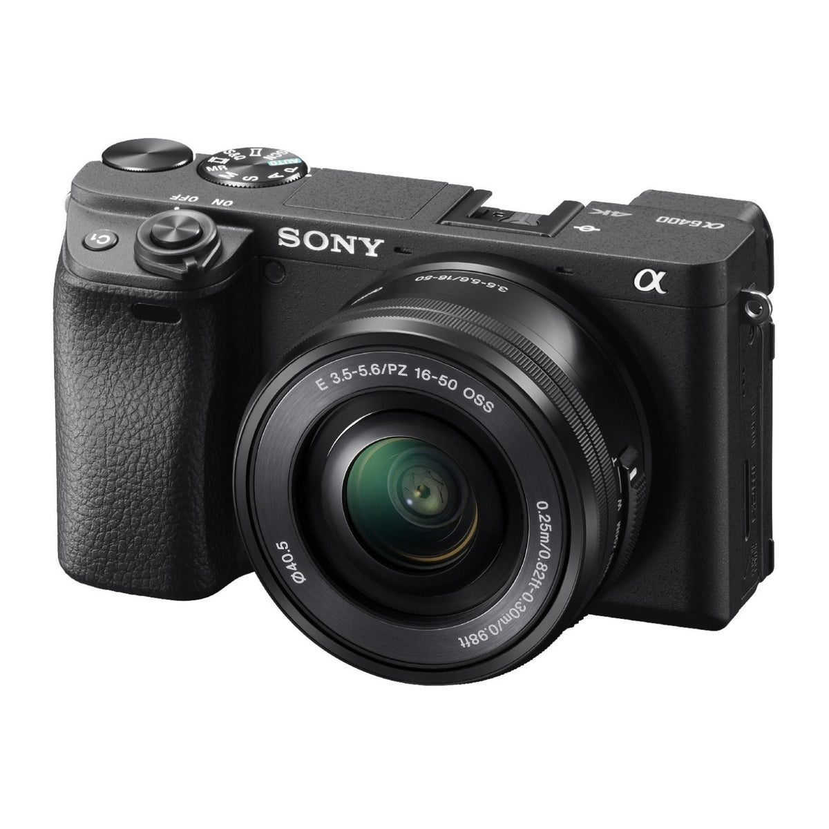 Sony Alpha a6400 Mirrorless Digital Camera with 16-50mm Lens (Black) Holiday Bundle