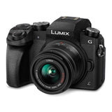Panasonic LUMIX G7 Mirrorless Camera with 14-42mm f/3.5-5.6 Lens (Black)
