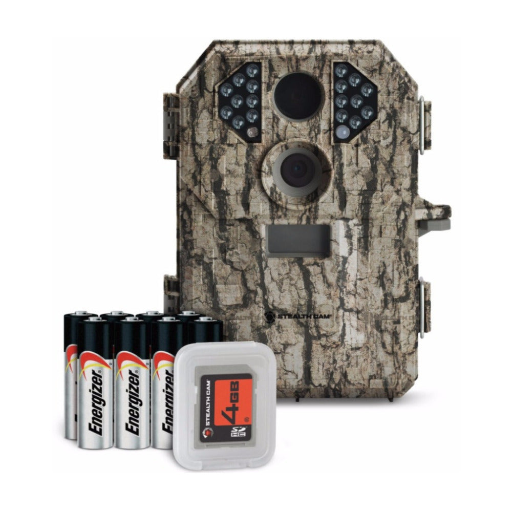 Stealth Cam P18 7MP Compact Trail Camera with Batteries and Card