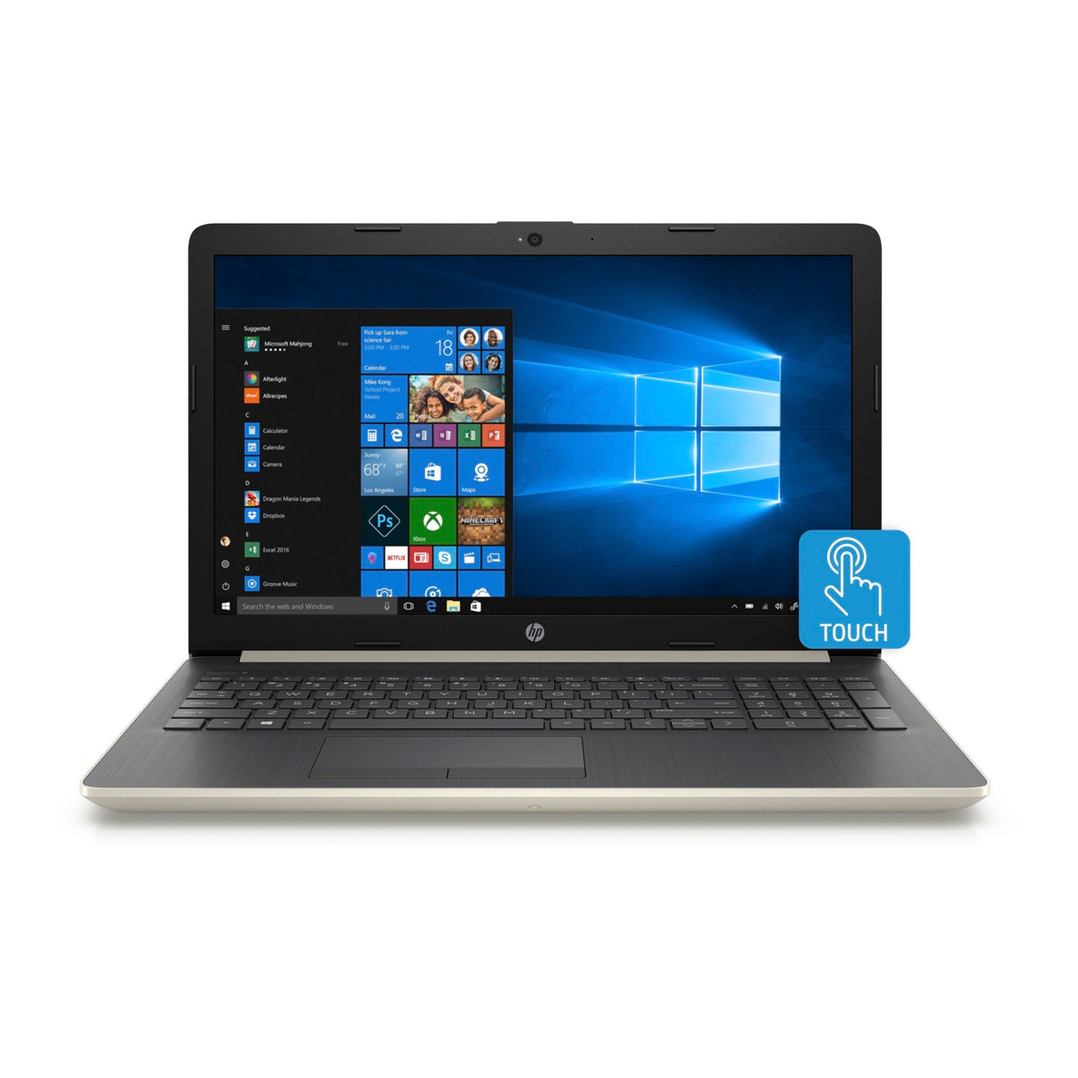 HP 17-CA0013 AMD Ryzen 3 2300U Quad-Core 8GB 1TB HDD 17.3-inch WLED Touch Screen Laptop Microsoft Office 365 Personal
