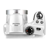 Kodak PIXPRO AZ252 Digital Camera (White) with 32GB SD Card and Tripod Bundle