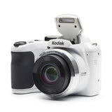 Kodak PIXPRO AZ252 16MP Digital Camera (White) with 32GB SD Card and Case Bundle
