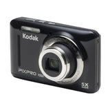 Kodak FZ53 Digital Camera  (Black) with 32GB SD Card and Case Bundle