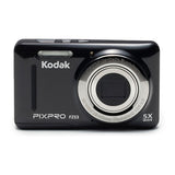 KODAK PIXPRO Friendly Zoom FZ53 Digital Camera (Black) with 32GB Memory Card and Accessory Bundle