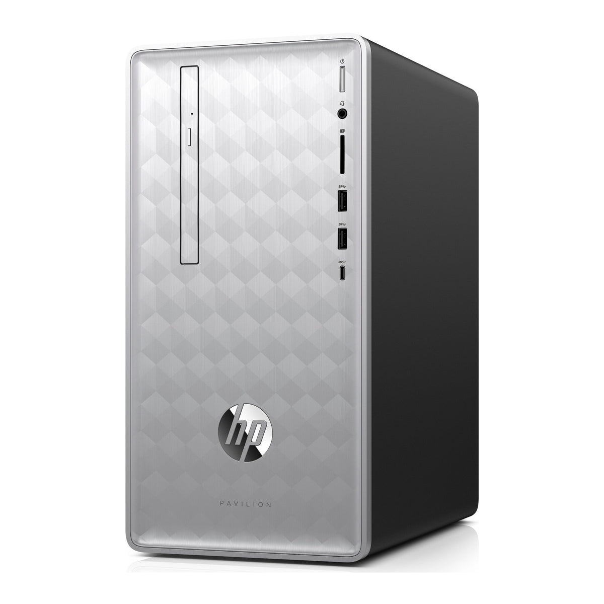 HP Pavilion 590-p0075 Desktop PC, Intel Core i7-9700, 16GB RAM, 1TB HDD + 128GB SSD, NVIDIA GTX 1050 2GB (Certified Refurbished)