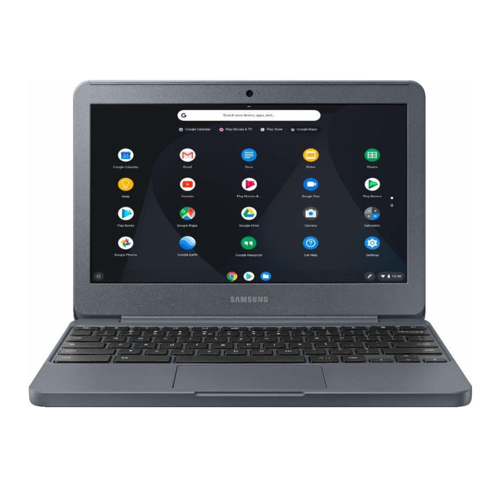 Samsung Chromebook 3 11.6-inch HD WLED Intel Celeron 4GB 32GB eMMC Chrome OS Laptop (Metallic Black)