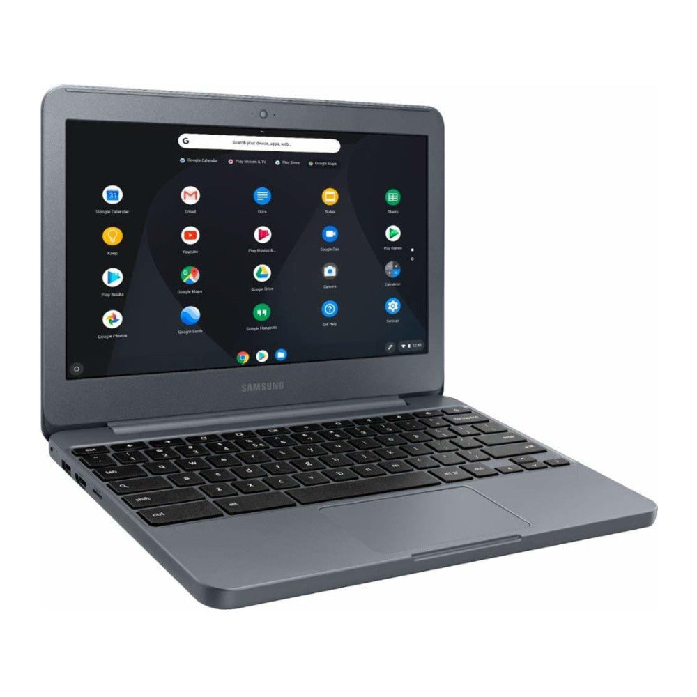 Samsung Chromebook 3 11.6-inch HD WLED Intel Celeron 4GB 32GB eMMC Chrome OS Laptop (Metallic Black)