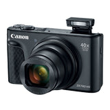 Canon Powershot SX740 HS Digital Camera (Black) with 32GB SD Card and Accessory Bundle