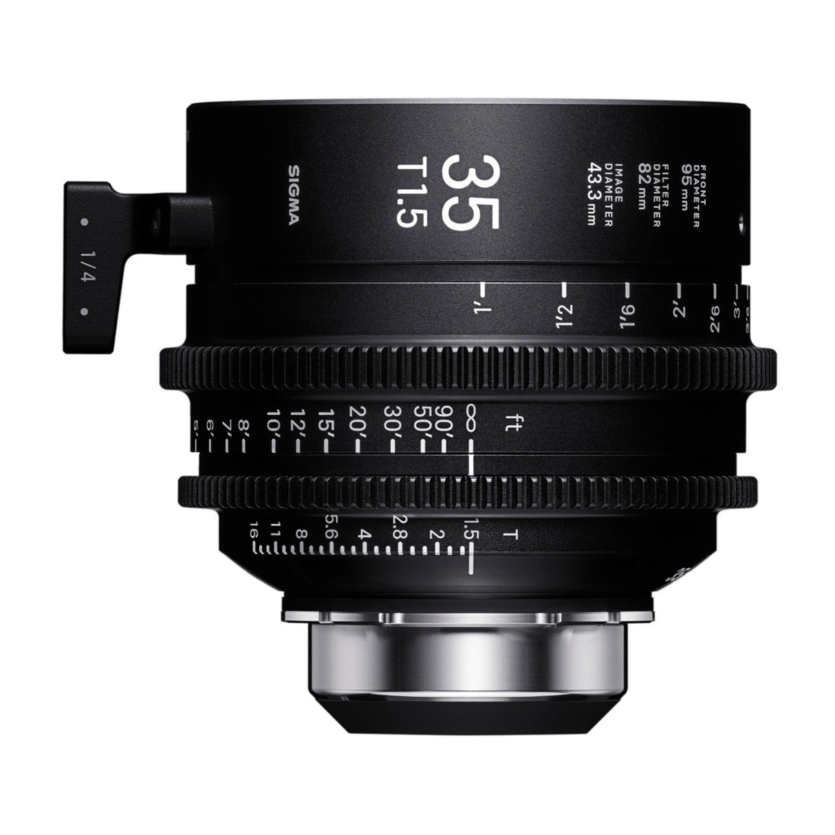 Sigma 35mm T1.5 FF Prime /i Technology-Compatible PL Mount Lens (Feet Markings)