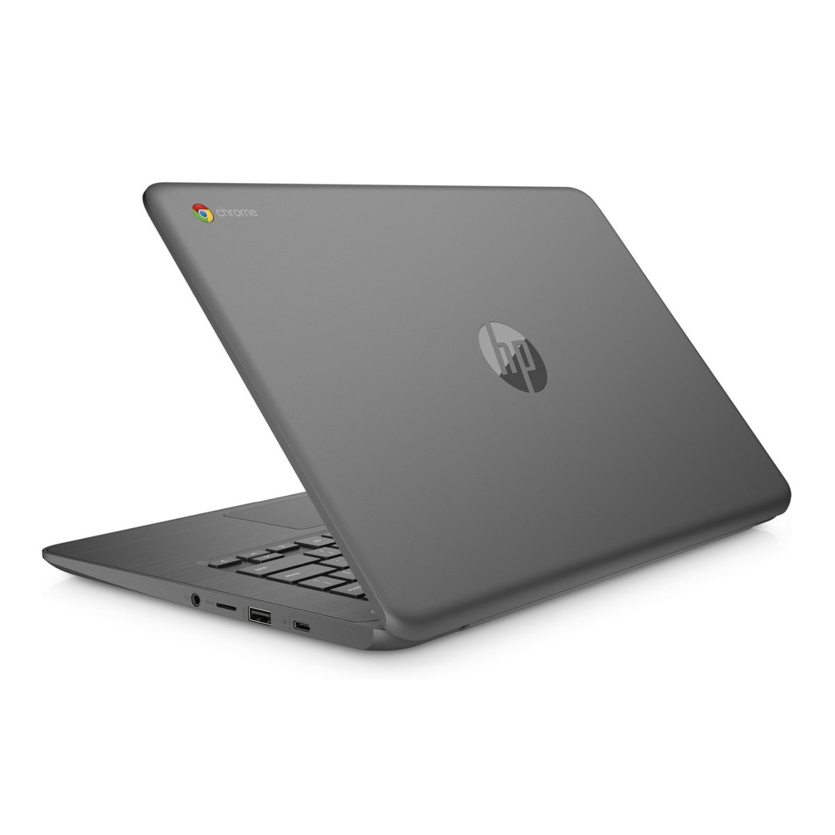 HP 14-CA 14-inch Full HD WLED Intel Celeron 4GB 64GB eMMC Chromebook Bundle