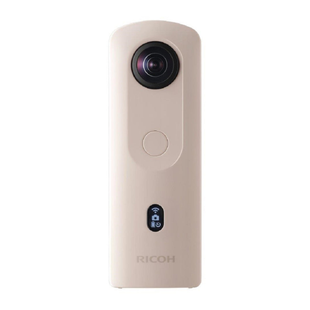 Ricoh Theta SC2 360-Degree 4K Spherical VR Camera (Beige) with Flexible 10-Inch Spider Tripod