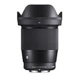 Sigma 16mm f/1.4 DC DN Contemporary Lens for Sony with Accessory Bundle
