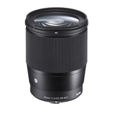 Sigma 16mm f/1.4 DC DN Contemporary Lens for Sony with Accessory Bundle
