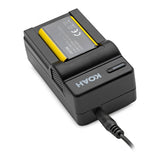 Koah Rechargeable Lithium-Ion Battery Pack for Sony NP-BX1 with Focus Camera QC-105 Battery Charger