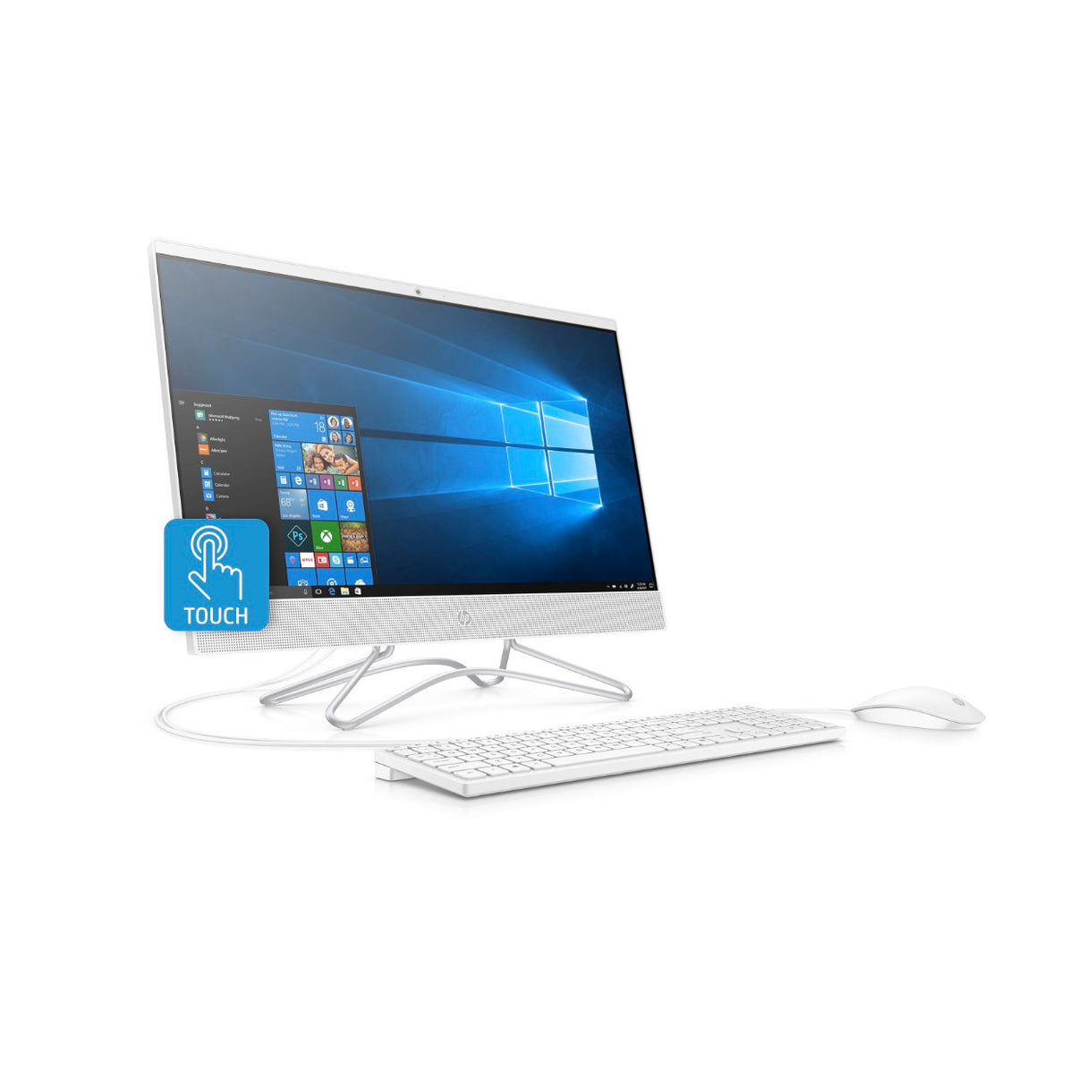 HP 24-F 23.8-Inch Full HD IPS-WLED Touch Screen AMD Ryzen 3 3200U 8GB 1TB HDD All-in-One PC