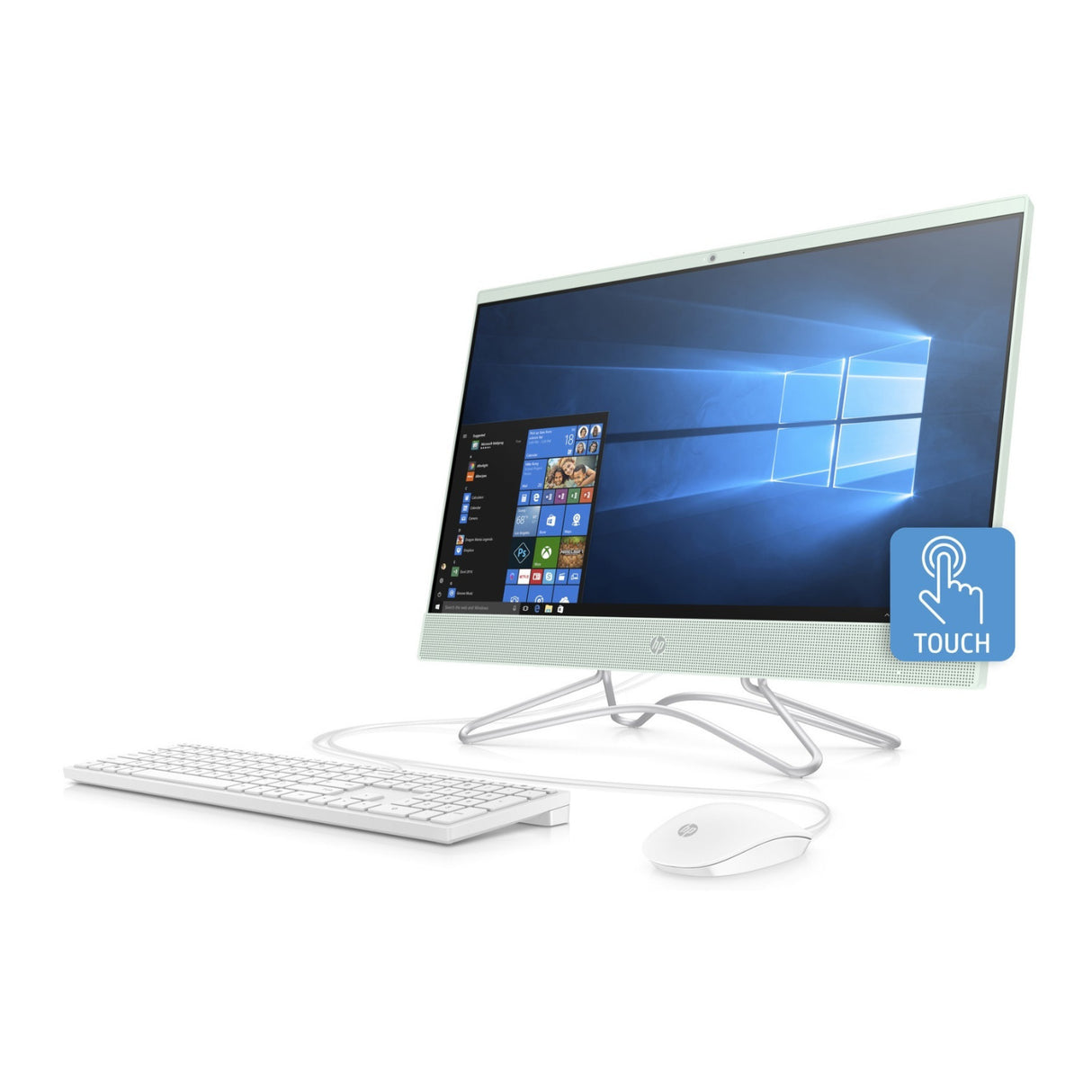 HP 23.8" FHD Touch All-in-One Desktop PC, Intel Pentium, 8GB RAM, 1TB HDD (Certified Refurbished)