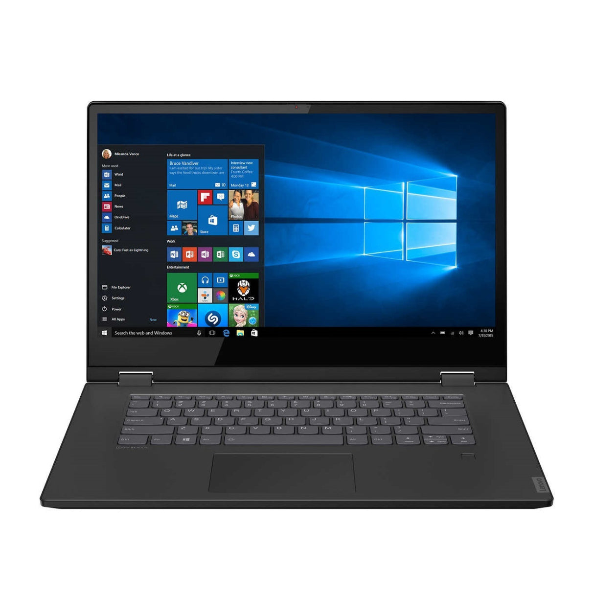 Lenovo Flex 2-in-1 Laptop 15.6-inch Full HD Touchscreen LED Intel Core i7-8565U 8GB 512GB SSD NVIDIA GeForce 2GB Win 10