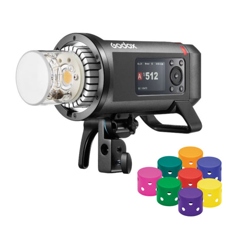 Godox AD600ProII All-In-One Outdoor Flash Bundle with FlexiGels Vivid Pack