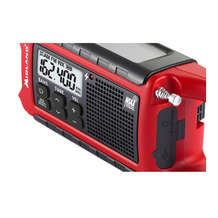 Midland Radio ER210 E+Ready Compact Emergency Crank WX Radio