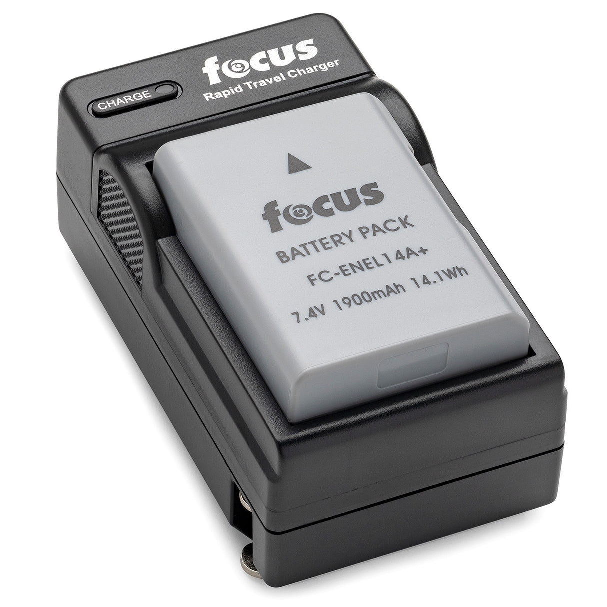 Focus Replacement Rechargeable Lithium-Ion Battery and Charger for Nikon EN-EL14