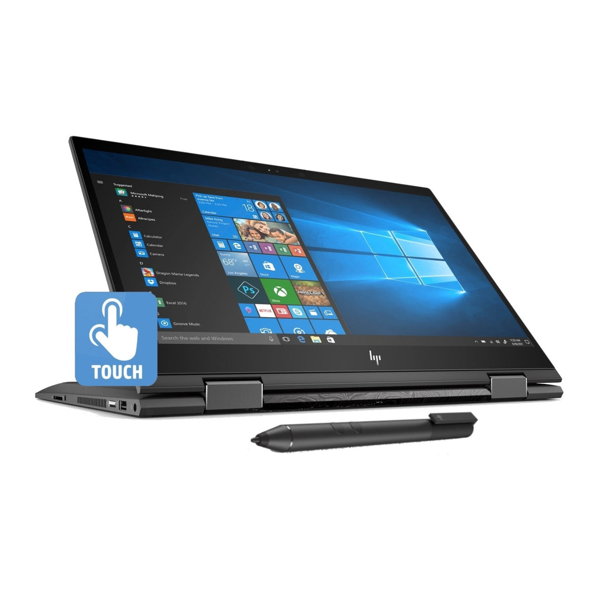 HP Envy x360 15.6-in Full HD Touch WLED AMD Ryzen 5 2500 Quad-Core 8GB 256GB SSD Convertible Laptop