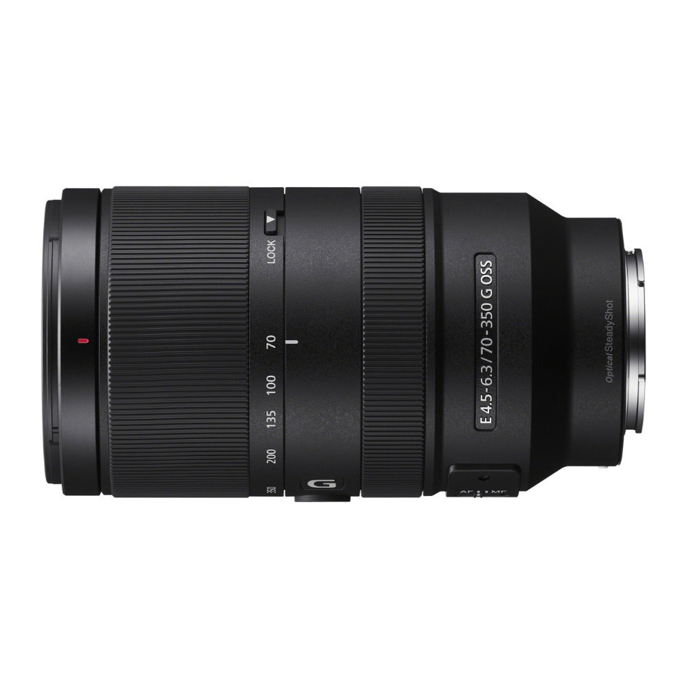 Sony E 70-350mm F4.5-6.3 G OSS Lens with Software Suite, Cleaning Kit, and 64GB SD Card