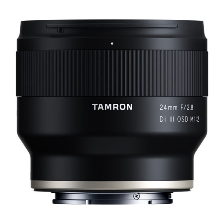 Tamron 24mm f/2.8 Di III OSD Wide-Angle Prime Lens for Sony E-Mount with 32GB Card and 12-inch Spider Tripod Bundle