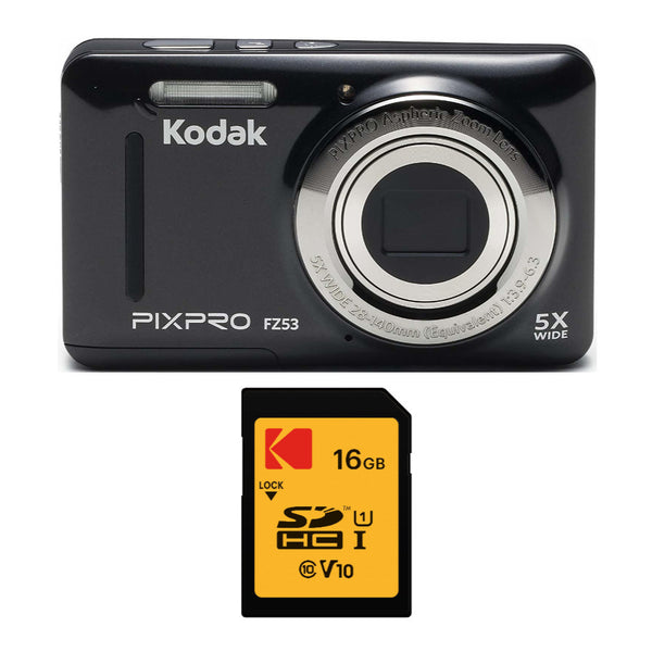 Kodak PIXPRO FZ53 コンパクトデジタルカメラ Amazon.com : Kodak PIXPRO Friendly Zoom FZ53-RD 16MP Digital
