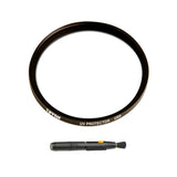 Tiffen 77mm UV Protector Lens Filter w/ Focus Lens Cleaning Brush