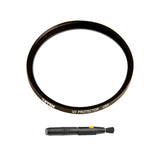 Tiffen 52mm UV Protector Lens Filter with Lens Cleaning Brush Tool Bundle