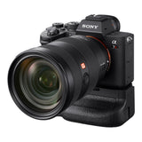 Sony Vertical Grip for Alpha a7R IV Camera with Battery, Dual Charger, and 128GB Memory Card