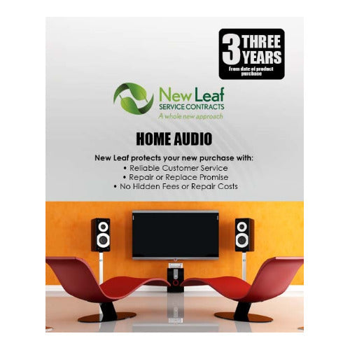 New Leaf 3-Year Audio Equipment Service Plan for Products Retailing Under $5000